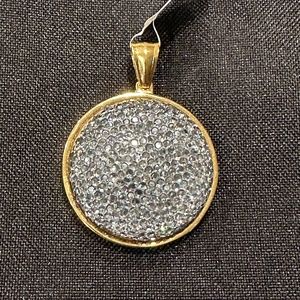 Cluster Stone Pendant, Stainless Steal